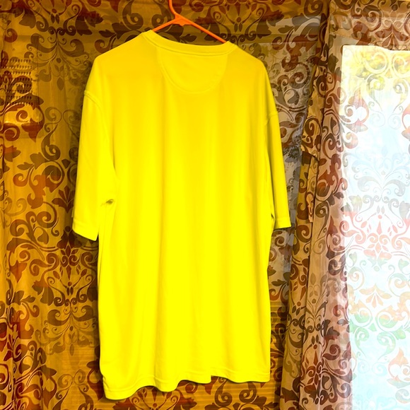 Duluth Trading Co. Men's Neon Green Short Sleeve T-Shirt with Pocket Size XL - Picture 2 of 3